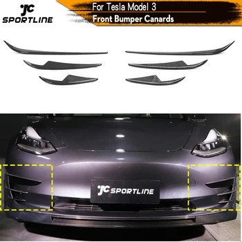 Carbon Fiber Front Bumper Fins Carnards Fog Light Decoration Trims for Tesla Model 3 2017 - 2019
Carbon Fiber Front Bumper Fins Carnards Fog Light Decoration Trims for Tesla Model 3 2017 - 2019