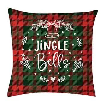 Hot Christmas Flax Bell Pattern Pillow Case Linen Polyester Cushion Cover For Sofa Bed Home Christmas Decortion 4pcs
Hot Christmas Flax Bell Pattern Pillow Case Linen Polyester Cushion Cover For Sofa Bed Home Christmas Decortion 4pcs