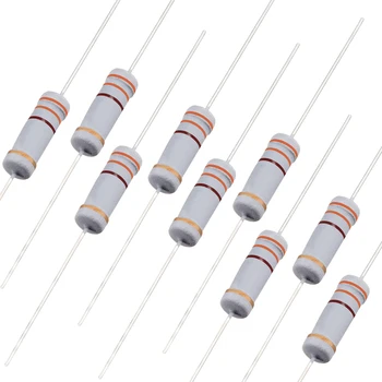 uxcell 100pcs 1W Carbon Film Resistor 5% Tolerance 4 Color Bands Group 27R -560R 1KR-6.8KR 330R 
uxcell 100pcs 1W Carbon Film Resistor 5% Tolerance 4 Color Bands Group 27R -560R 1KR-6.8KR 330R