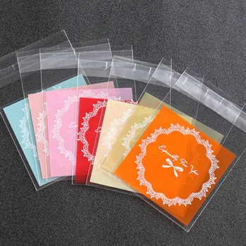 New 100Pcs Bowknot Self Adhesive Bags DIY Cookie Candy Package Cellophane Gift Bag Lace Garland Bow Self-adhesive Bag
New 100Pcs Bowknot Self Adhesive Bags DIY Cookie Candy Package Cellophane Gift Bag Lace Garland Bow Self-adhesive Bag