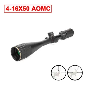 4-16x50AOMC Hunting Scope Optical Sight Red and Green Illuminated Mildot Riflescope Fit 11/20mm Rail For Air Guns
4-16x50AOMC Hunting Scope Optical Sight Red and Green Illuminated Mildot Riflescope Fit 11/20mm Rail For Air Guns
