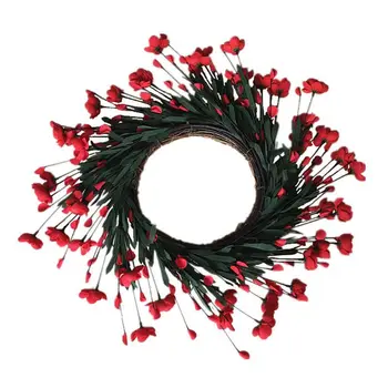 Artificial Flowers Red camellia Wreath Spring Wreath Outdoor for Front Door Wall Window Party Wedding Décor
Artificial Flowers Red camellia Wreath Spring Wreath Outdoor for Front Door Wall Window Party Wedding Décor