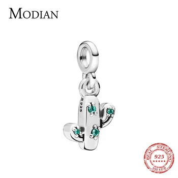 Modian 925 Sterling Silver Tiny Clear CZ Cactus Cute Beads For Women Fine Charms Fit ME Bracelet & DIY Jewelry Valentine's Day
Modian 925 Sterling Silver Tiny Clear CZ Cactus Cute Beads For Women Fine Charms Fit ME Bracelet & DIY Jewelry Valentine's Day