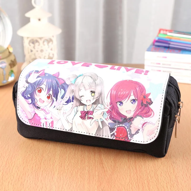 High Capacity Student Pencil Case Anime Lovelive Cosmetic Cases Multifunction Travel Accessories Storage Bag
High Capacity Student Pencil Case Anime Lovelive Cosmetic Cases Multifunction Travel Accessories Storage Bag