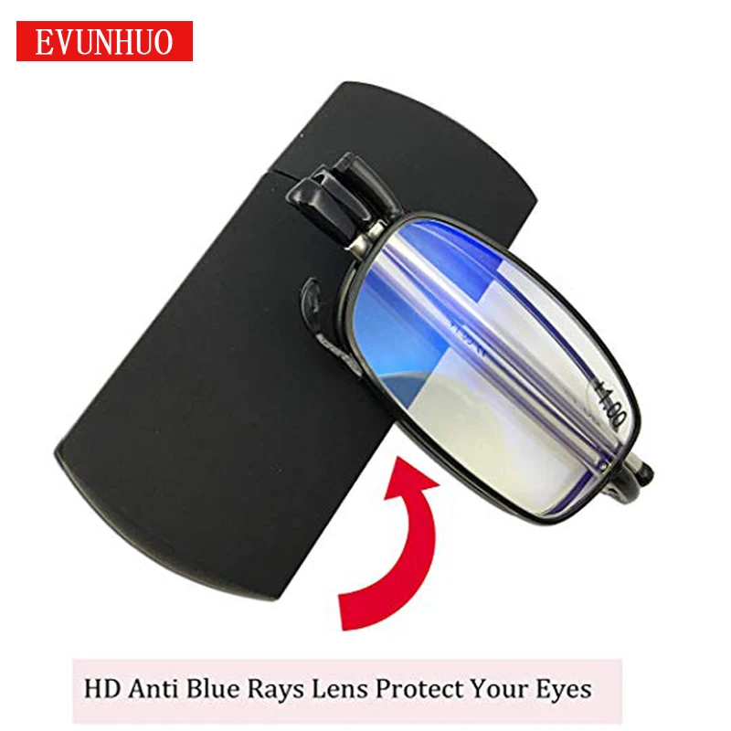 EVUNHUO Anti-Blu-ray Computer Telescopic Arms Folding Reading Glasses Hyperopia Presbyopic Glasses Unisex Eyewear With Case
EVUNHUO Anti-Blu-ray Computer Telescopic Arms Folding Reading Glasses Hyperopia Presbyopic Glasses Unisex Eyewear With Case