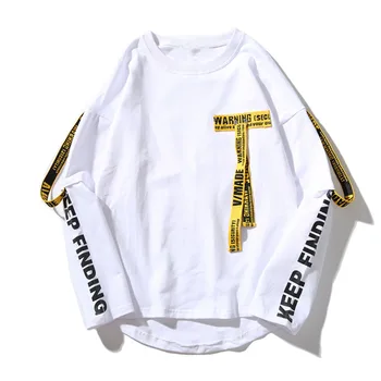SHENGYUJIN T-shirt Men 3d Shirt Printing Letter Ribbon Harajuku Cotton Long Sleeve Punk T Shirt Fashion Casual Tops Tees 8578
SHENGYUJIN T-shirt Men 3d Shirt Printing Letter Ribbon Harajuku Cotton Long Sleeve Punk T Shirt Fashion Casual Tops Tees 8578