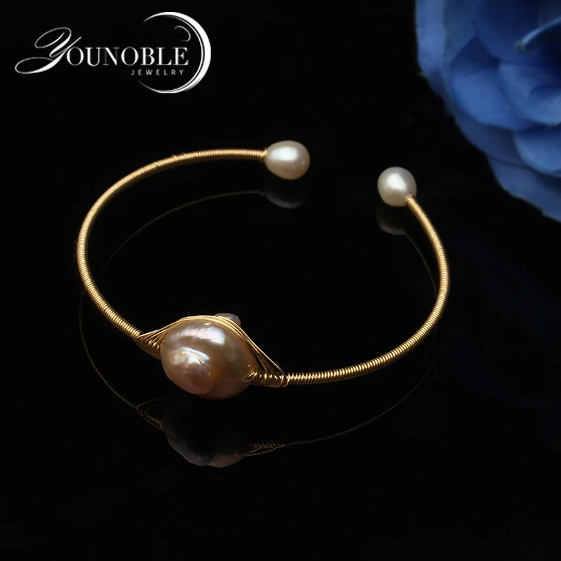Natural Fresh Water Baroque Pearl Bracelet For Women Adjustabnle Bracelets & Bangle Fine Jewelry Bracciali
Natural Fresh Water Baroque Pearl Bracelet For Women Adjustabnle Bracelets & Bangle Fine Jewelry Bracciali
