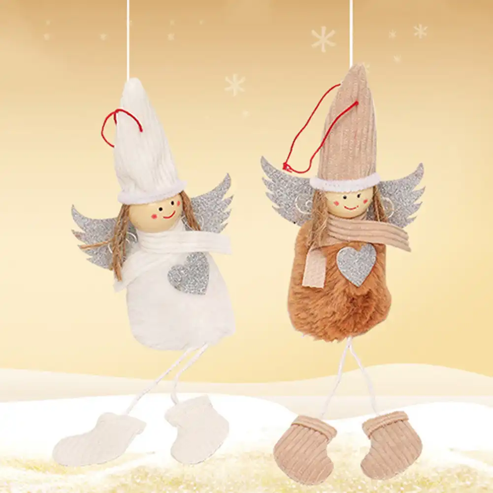 christmas cute girls angel doll xmas party tree ornament hanging