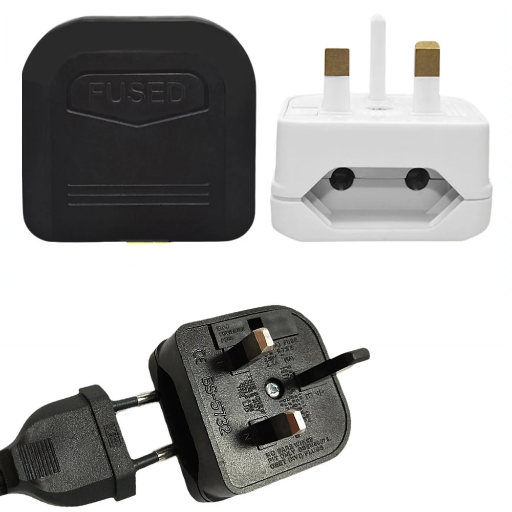 1 PC European Euro EU 2 Pin to UK 3Pin Power Socket Travel Plug Adapter Converter Wall Charger Adapter Connector
1 PC European Euro EU 2 Pin to UK 3Pin Power Socket Travel Plug Adapter Converter Wall Charger Adapter Connector