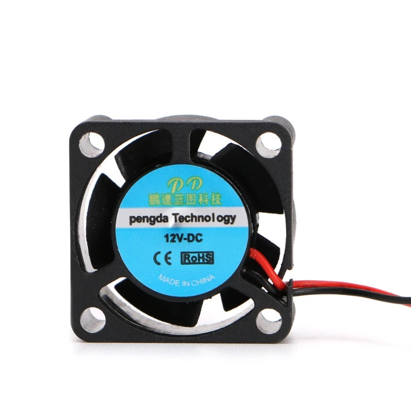 DC 12V 25*25*10mm Small 2-Wire Brushless Cooling Fan 2510S For 3D Printer Parts Cooler
DC 12V 25*25*10mm Small 2-Wire Brushless Cooling Fan 2510S For 3D Printer Parts Cooler