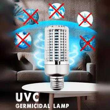 130 LEDs 40W E27 Portable Sterilize UV-C Light Germicidal UV Lamp Home Handheld Disinfection Corn Shape Light Bulb 110V/220V
130 LEDs 40W E27 Portable Sterilize UV-C Light Germicidal UV Lamp Home Handheld Disinfection Corn Shape Light Bulb 110V/220V