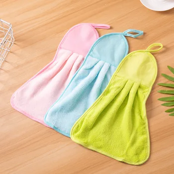 Kitchen Hangable Coral Velvet Hand Towel Household Cleaning Cloth Ultra-strength Water-Absorbing Scouring Pad Cleaning Cloth 
Kitchen Hangable Coral Velvet Hand Towel Household Cleaning Cloth Ultra-strength Water-Absorbing Scouring Pad Cleaning Cloth