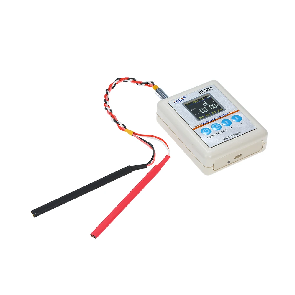 Hot Battery Tester BT5201 USB High Precision Battery Internal Resistance Tester Meter for Rechargeable Battery Battery Capacity
Hot Battery Tester BT5201 USB High Precision Battery Internal Resistance Tester Meter for Rechargeable Battery Battery Capacity
