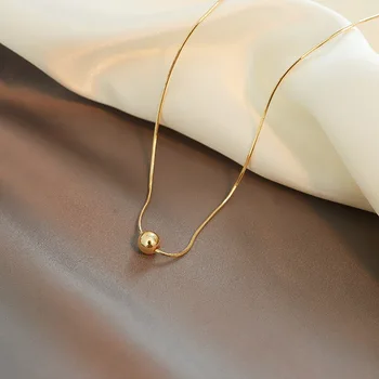 2020 Korean-style Simple Cool Bead Necklace Women Non-mainstream Sense of Design Choker INS Normcore Style Cool Necklace
2020 Korean-style Simple Cool Bead Necklace Women Non-mainstream Sense of Design Choker INS Normcore Style Cool Necklace