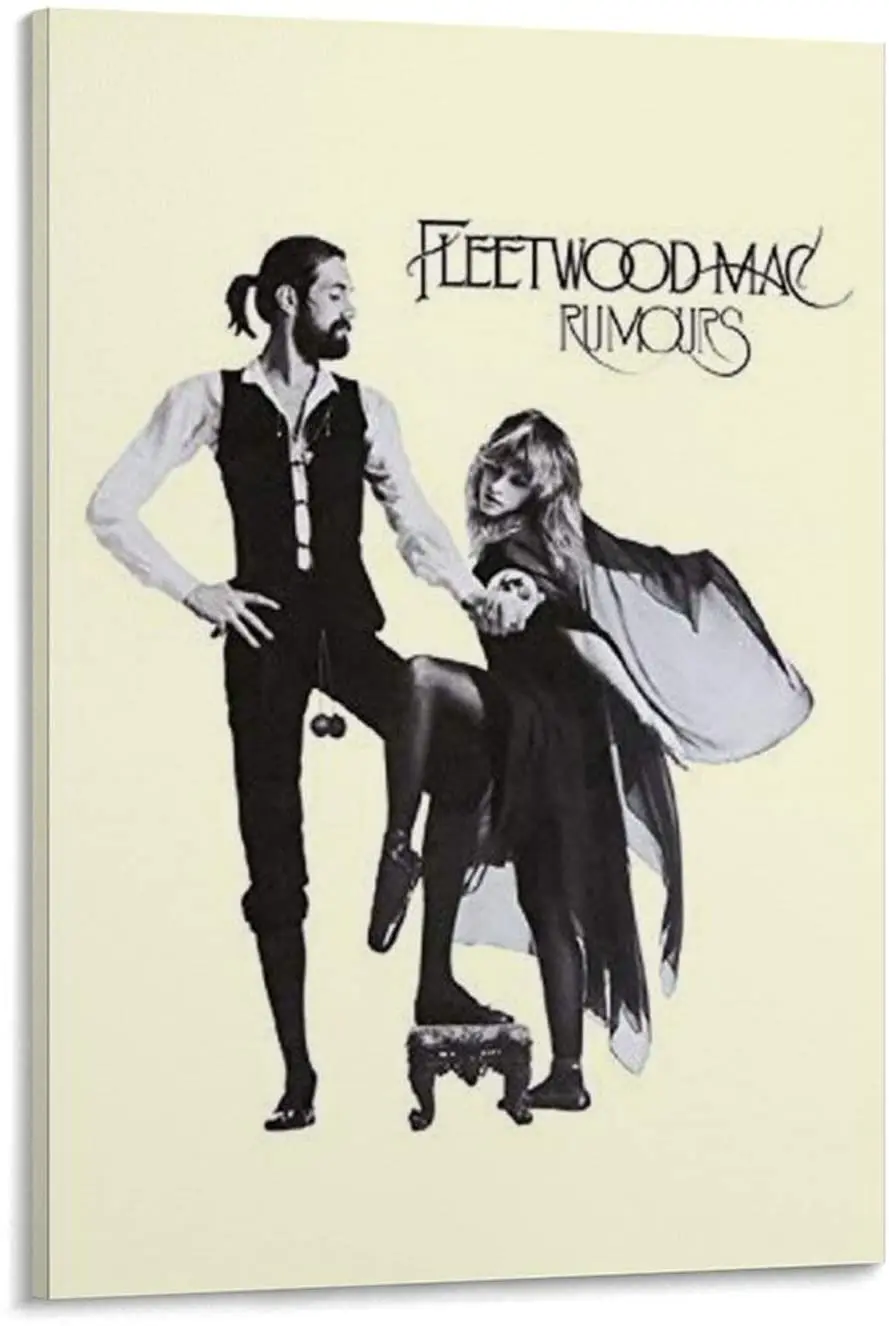 Настенный плакат Fleetwood Mac Rumors 1977 на холсте современный семейный декор для спальни