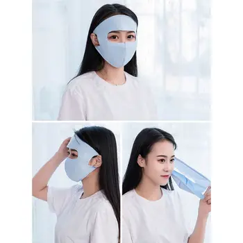Unisex Summer Ice Silk Thin Sunscreen Full Face Mask UV Protection Breathable Cycling Solid Color Washable Earloop Respirator
Unisex Summer Ice Silk Thin Sunscreen Full Face Mask UV Protection Breathable Cycling Solid Color Washable Earloop Respirator