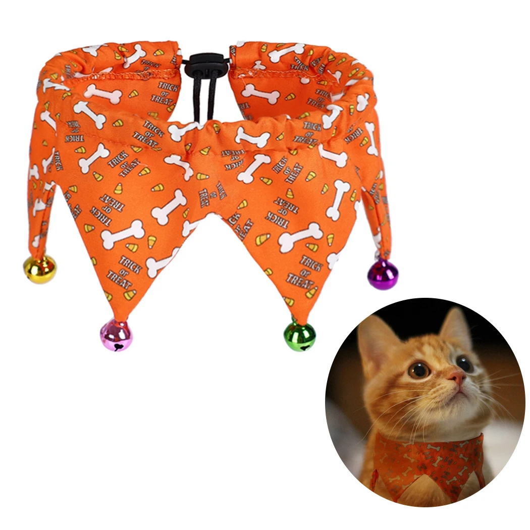 Halloween Pet Collar Cute Bell Dog Bandanas Pet Scarf Pet Bandana For Dog Washable Bow Ties Collar Cat Dog Scarf Dog Accessories
Halloween Pet Collar Cute Bell Dog Bandanas Pet Scarf Pet Bandana For Dog Washable Bow Ties Collar Cat Dog Scarf Dog Accessories