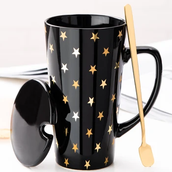 Ceramic Coffee Mug with Lid Spoon Office Modern Original Ceramics Print Porcelain Mug Kaffeetasse Writer Mug Pink 400ml HH50MK
Ceramic Coffee Mug with Lid Spoon Office Modern Original Ceramics Print Porcelain Mug Kaffeetasse Writer Mug Pink 400ml HH50MK