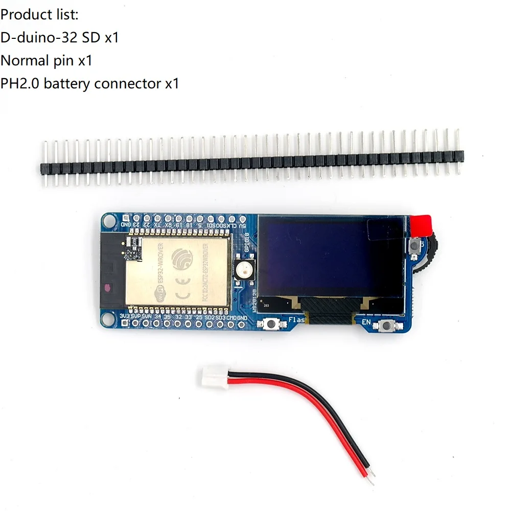 DSTIKE D duino 32 SD Окончательный ESP32 OLED TF карта Packet Monitor ESP макетная плата|Смарт-гаджеты| |
