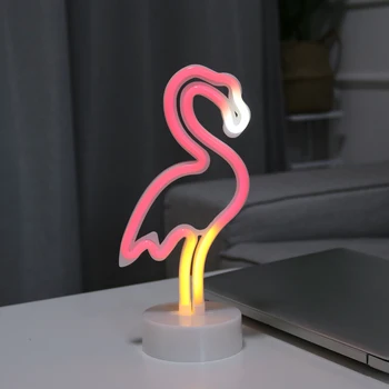 Flamingo LED Neon Lamp Creative Exquisite LED Neon Light Sign with Holder Base for Party Table Decoration (Without Battery)
Flamingo LED Neon Lamp Creative Exquisite LED Neon Light Sign with Holder Base for Party Table Decoration (Without Battery)