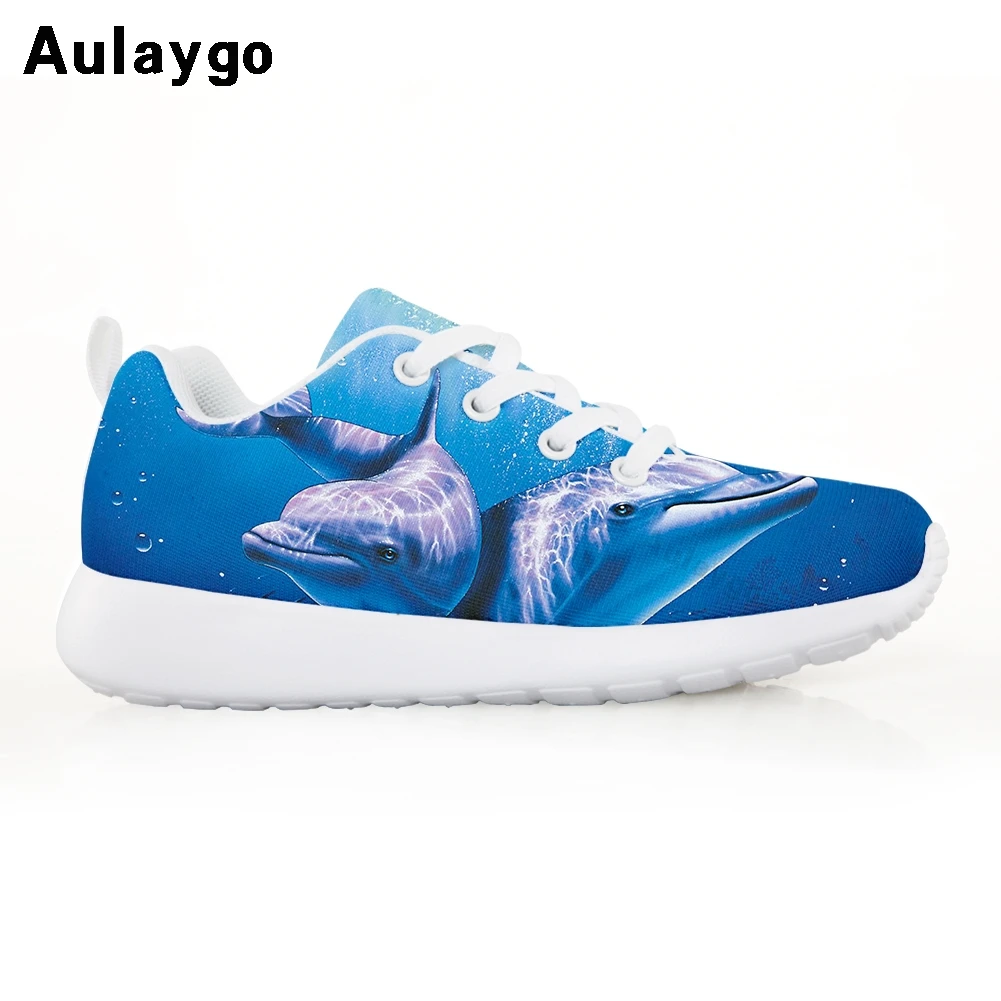Aulaygo 3D Dolphin Printing Kids Animal Pattern Ball Printed Childrens Mesh Running Shoes Lace-up Sneakers Outdoor Footwear Buty
Aulaygo 3D Dolphin Printing Kids Animal Pattern Ball Printed Childrens Mesh Running Shoes Lace-up Sneakers Outdoor Footwear Buty