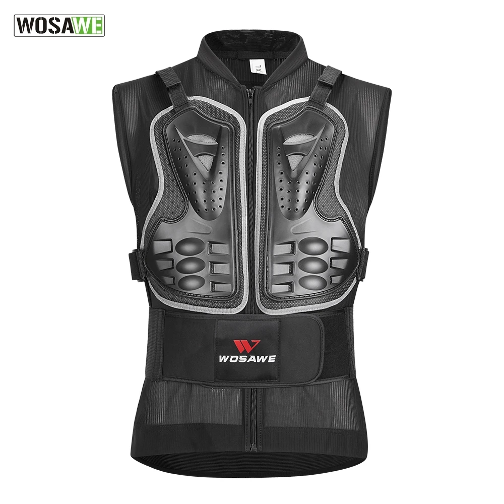 WOSAWE Back Support Chest Protector Motorcycle MTB Skateboard Outdoor Sports Body protective Cycling Skiing Protection Jacket
WOSAWE Back Support Chest Protector Motorcycle MTB Skateboard Outdoor Sports Body protective Cycling Skiing Protection Jacket