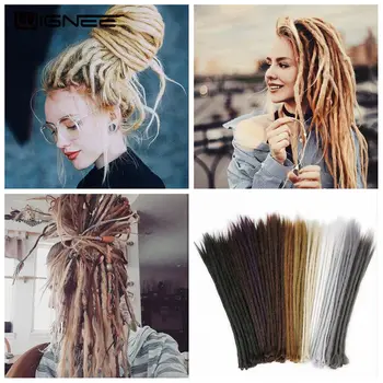 Wignee Handmade Dreadlock Hair Extensions For Women High Colorful Synthetic Fiber Crochet Twist Braiding Cosplay Hair Pieces
Wignee Handmade Dreadlock Hair Extensions For Women High Colorful Synthetic Fiber Crochet Twist Braiding Cosplay Hair Pieces