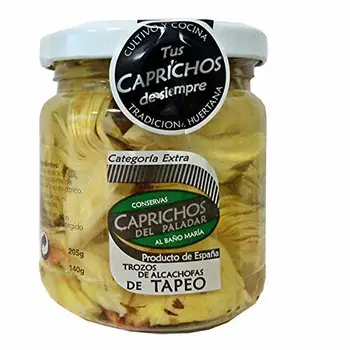 Caprichos del Paladar - Alcachofas aperitivo aliño
Caprichos del Paladar - Alcachofas aperitivo aliño