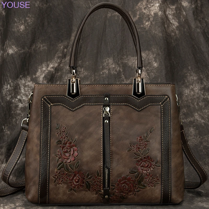 women Leather Bags Retro Handbag Full-grain Leather Crossbody Bag Big Bag women
women Leather Bags Retro Handbag Full-grain Leather Crossbody Bag Big Bag women