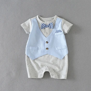 Summer Newborn Infant Baby Boys Cotton Short Sleeve Casual Bodysuits 
Summer Newborn Infant Baby Boys Cotton Short Sleeve Casual Bodysuits