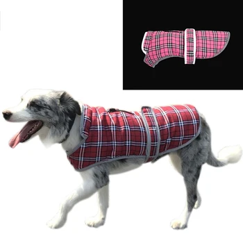 Plaid Pet Dog Winter Outfit Warm Velvet Big Dogs Coat Jacket Reflective Waistband Zipper Hole for Leash for Female Male Dogs
Plaid Pet Dog Winter Outfit Warm Velvet Big Dogs Coat Jacket Reflective Waistband Zipper Hole for Leash for Female Male Dogs