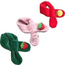 Autumn and Winter Childrens Scarf Thickened Plush Cute Cartoon Strawberry Pineapple Pattern Baby Embroidered Warm Scarf
Autumn and Winter Childrens Scarf Thickened Plush Cute Cartoon Strawberry Pineapple Pattern Baby Embroidered Warm Scarf