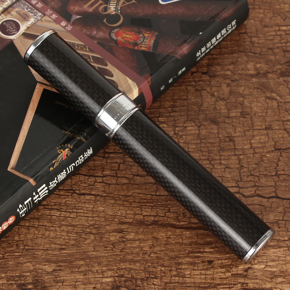 GALINER Cigar Tube Carbon Fiber Metal Mini Travel Cigars Case Humidor Box Portable For 1 Cohiba Cigar Holder Humidor Accessories
GALINER Cigar Tube Carbon Fiber Metal Mini Travel Cigars Case Humidor Box Portable For 1 Cohiba Cigar Holder Humidor Accessories