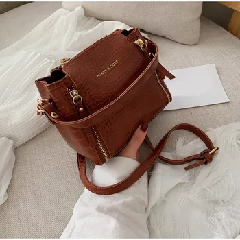 Crossbody Bags High Quality Stone Pattern PU Leather For Women Designer Handbags Zipple Shoulder Messenger Bag Purses Sac a main
Crossbody Bags High Quality Stone Pattern PU Leather For Women Designer Handbags Zipple Shoulder Messenger Bag Purses Sac a main