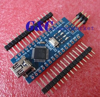 5 mini USB for arduino Nano V3.0 ATmega328P 5V 16M microcontroller diy electronic component kit
5 mini USB for arduino Nano V3.0 ATmega328P 5V 16M microcontroller diy electronic component kit