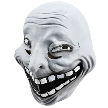 Troll Face Meme Mask Cartoon Full Head Latex Mask Comic Smile Carnival Costume Party Fancy Dress Grey
Troll Face Meme Mask Cartoon Full Head Latex Mask Comic Smile Carnival Costume Party Fancy Dress Grey