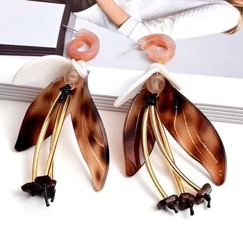 New Arrive Statement Long Flower Earring High-quality Colorful Acrylic Big Drop Earrings Fashion Jewelry Accessories For Women
New Arrive Statement Long Flower Earring High-quality Colorful Acrylic Big Drop Earrings Fashion Jewelry Accessories For Women