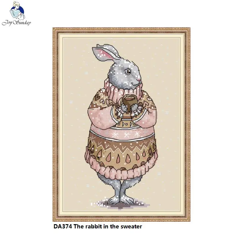 The Rabbit in the Sweater Chinese Cross Stitch kits DMC 14CT 11CT Cotton Fabric Hotel Home Decor Painting Factory Wholesale
The Rabbit in the Sweater Chinese Cross Stitch kits DMC 14CT 11CT Cotton Fabric Hotel Home Decor Painting Factory Wholesale