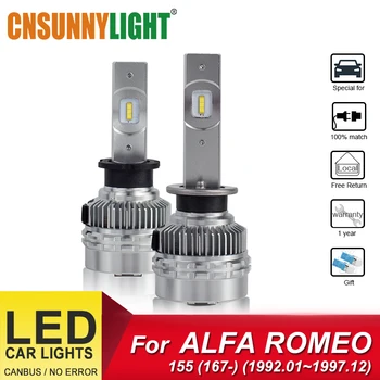 CNSUNNYLIGHT LED Car Lamp Headlamp Bulbs For ALFA ROMEO 155 (167_) (1992.01~1997.12) Foglight Bulbs 6000K White Auto Headlamp 
CNSUNNYLIGHT LED Car Lamp Headlamp Bulbs For ALFA ROMEO 155 (167_) (1992.01~1997.12) Foglight Bulbs 6000K White Auto Headlamp
