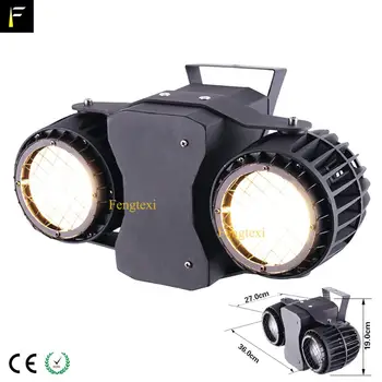 

2x150w (300w) COB LED Warm White 3000k Stage Studio Fill Light Binocular Blinder Light Front Side Audience Light 26700 LUX@1M