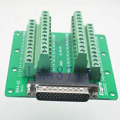 DHL/EMS 5 LOTS DB44 DR44 male plug 44pin port Terminal Breakout PCB Board header 3 row screw -d2
DHL/EMS 5 LOTS DB44 DR44 male plug 44pin port Terminal Breakout PCB Board header 3 row screw -d2