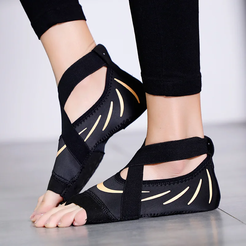 

Yoga Shoes Women's Soft Bottom Non-Slip Sports Beginners Professional Aerial Five-Finger Pilates Socks Thin Section