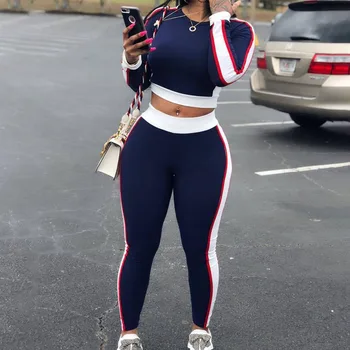 New Women 2Pcs Set Sexy Women Sports Set Sleeve Crop Top Pants Outfit Workout Gym Fitness Athletic Workout Clothes Tracksuit
New Women 2Pcs Set Sexy Women Sports Set Sleeve Crop Top Pants Outfit Workout Gym Fitness Athletic Workout Clothes Tracksuit