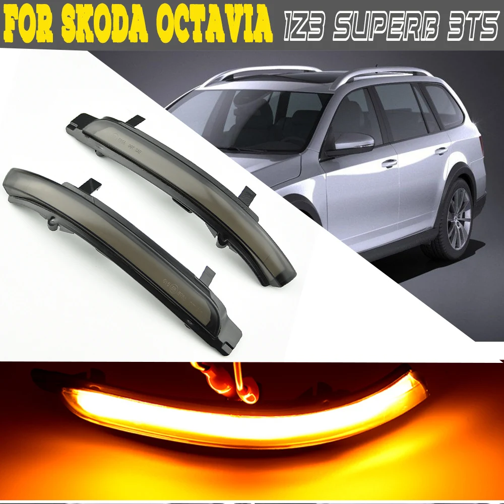 For Skoda Octavia MK2 1Z3 1Z5 MK2 3T4 3T5 Dynamic LED Turn Signal Blinker Mirror Flasher Light Car Accessories
For Skoda Octavia MK2 1Z3 1Z5 MK2 3T4 3T5 Dynamic LED Turn Signal Blinker Mirror Flasher Light Car Accessories