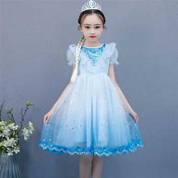 Baby Girl Clothes Elsa Summer Party Cosplay Dress Kids Princess Tutu Dresses Toddler Girlsl Teen Blue Clothing Outfits Gowns New 
Baby Girl Clothes Elsa Summer Party Cosplay Dress Kids Princess Tutu Dresses Toddler Girlsl Teen Blue Clothing Outfits Gowns New