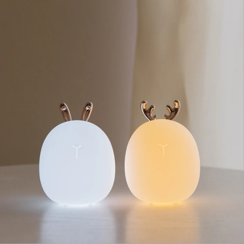 USB Rechargeable For Deer Rabbit LED Night Light Silicone Animal Cartoon Dimmable Lamp Children Kids Baby Gift Bedside Bedroom
USB Rechargeable For Deer Rabbit LED Night Light Silicone Animal Cartoon Dimmable Lamp Children Kids Baby Gift Bedside Bedroom