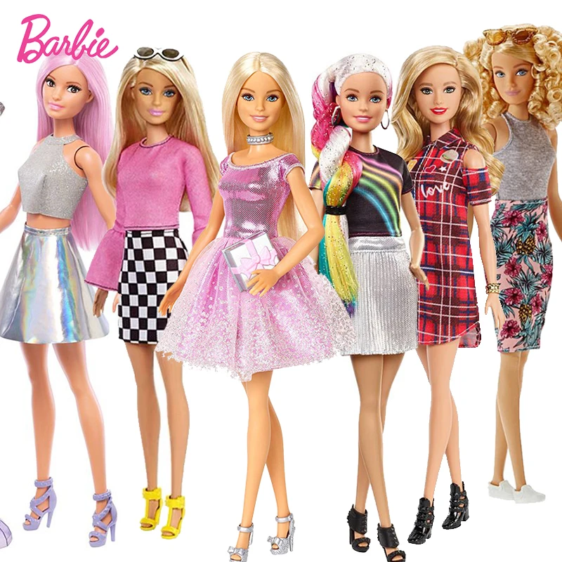 Оригинальная поп звезда Барби кукла игрушка для девочек подарок на день рождения