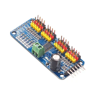 16-channel PWM servo drive module controller robot IIC interface driver module PCA9685
16-channel PWM servo drive module controller robot IIC interface driver module PCA9685
