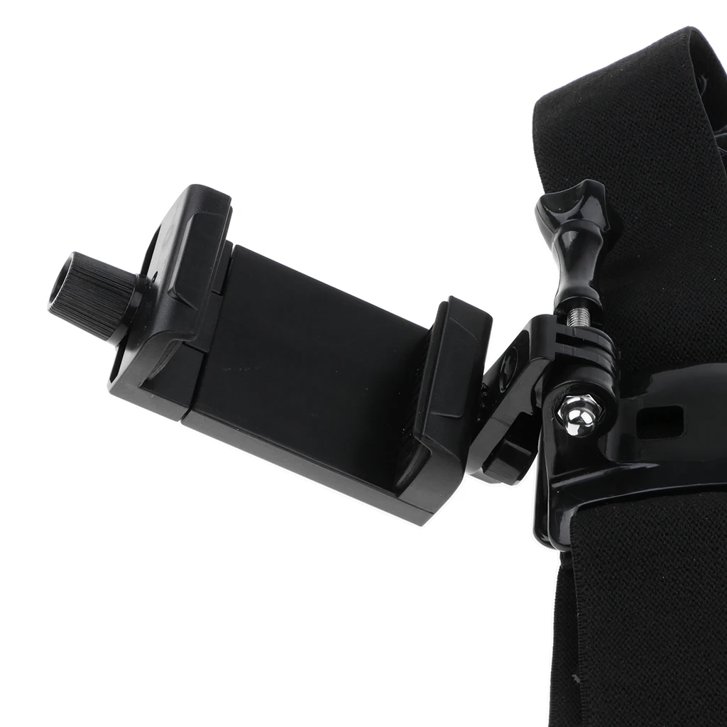 Adjustable Phone Clip Holder Mobile Phone Head Mount Harness Strap Holder for iPhone for Xiaomi for Huawei for Samsung