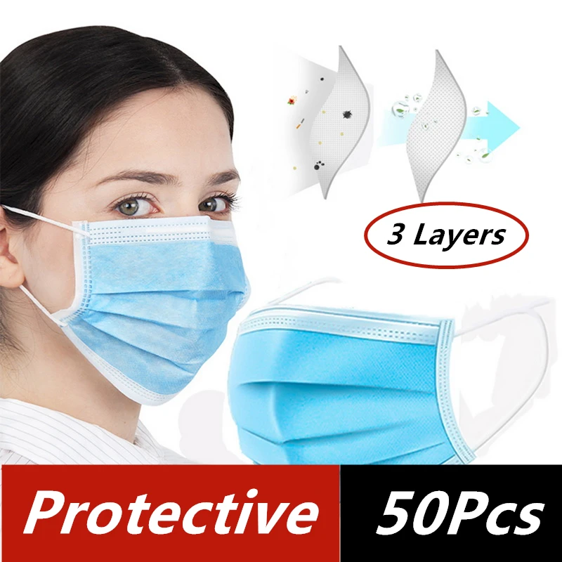 50 pcs Protective Mask Fast Shipping Face Mouth Masks Nonwoven Disposable Medical Anti-Dust Surgical Medical Masks Cap Virus
50 pcs Protective Mask Fast Shipping Face Mouth Masks Nonwoven Disposable Medical Anti-Dust Surgical Medical Masks Cap Virus